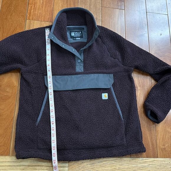 Carhartt Women's Relaxed Fit Fleece Sherpa Pullover size M - Picture 10 of 10